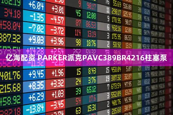 亿海配资 PARKER派克PAVC389BR4216柱塞泵
